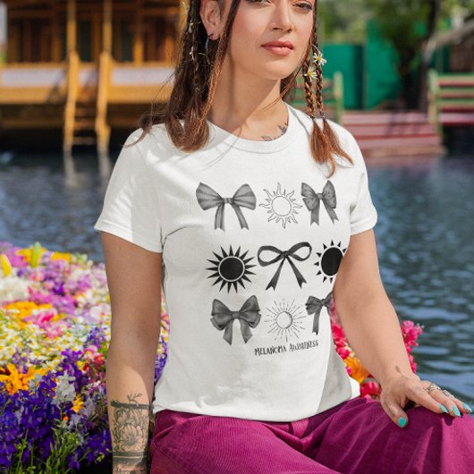 Bewusstsein für Coquette Hautkrebs und Melanom T-Shirt