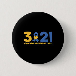 Bewusstsein für das Blaue Gelbe Herz 21 World-Down Button