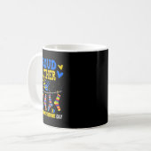 Bewusstsein für das Brother-Down-Syndrom Kaffeetasse (Vorderseite Links)