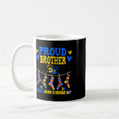 Bewusstsein für das Brother-Down-Syndrom Kaffeetasse (Links)