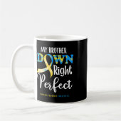 Bewusstsein für das Perfect-Down-Syndrom Kaffeetasse (Links)