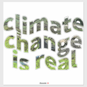 Bewusstsein für den Globalen Klimawandel Aufkleber