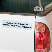 Bewusstsein für den Klimawandel Autoaufkleber (On Truck)