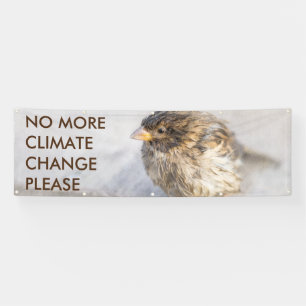 Bewusstsein für den Klimawandel Banner