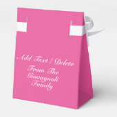 Bewusstsein für den Krebs in rosa Ribbon - Geschen Geschenkschachtel (Rückseite)