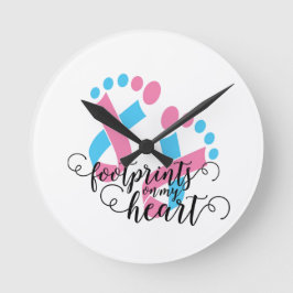 Bewusstsein für den Säugling Runde Wanduhr