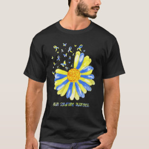 Bewusstsein für den Tag des Daisy Blume World Down T-Shirt