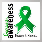 Bewusstsein für Depression 5 Poster (Vorne)