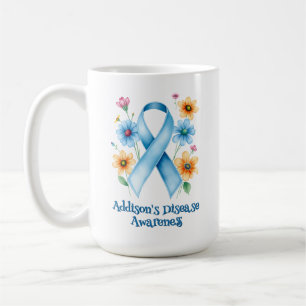 Bewusstsein für die Erkrankung   Blue Ribbon Kaffeetasse