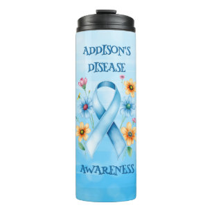 Bewusstsein für die Erkrankung   Blue Ribbon Thermosbecher