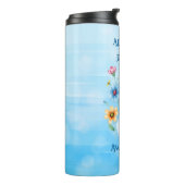 Bewusstsein für die Erkrankung | Blue Ribbon Thermosbecher (Nach links gedreht)