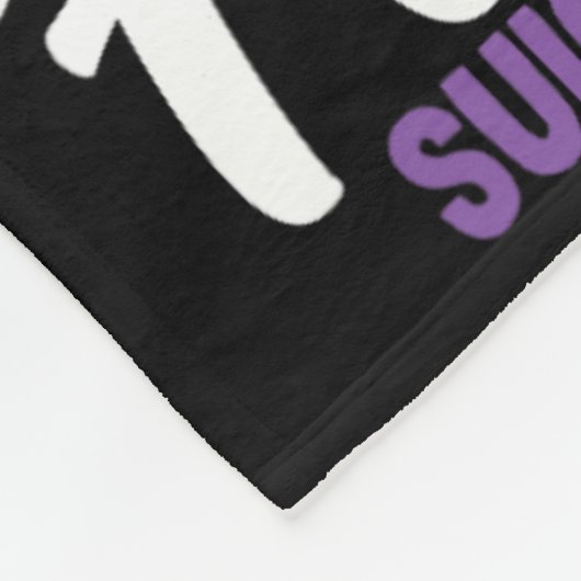 Bewusstsein für die Suizidprävention im Gedenken a Fleecedecke (Ecke)