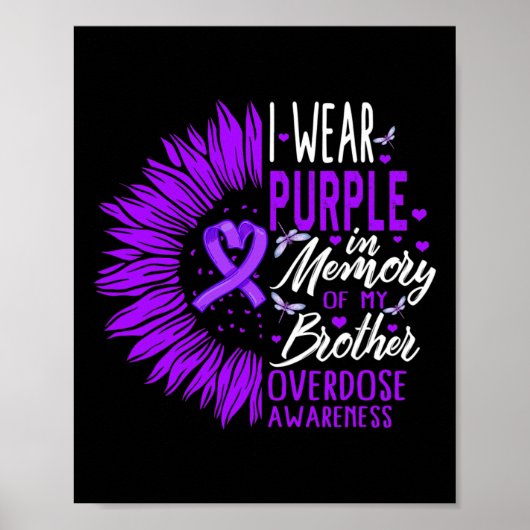 Bewusstsein für die überdosierte Substanz im Gedäc Poster (Vorne)