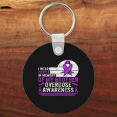 Bewusstsein für die überdosierte Substanz im Gedäc Schlüsselanhänger (Rückseite)