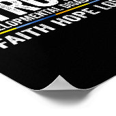 Bewusstsein für Entwicklungsstörungen stark 1 Poster (Ecke)