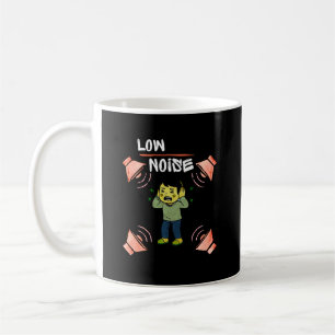 Bewusstsein für geringe Lautstärke – Illustration  Kaffeetasse