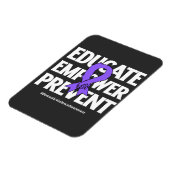 Bewusstsein für häusliche Gewalt Magnet (Linke Seite)