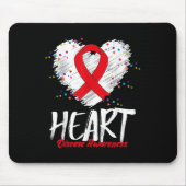 Bewusstsein für Herzkrankheiten _2 Mousepad (Vorne)