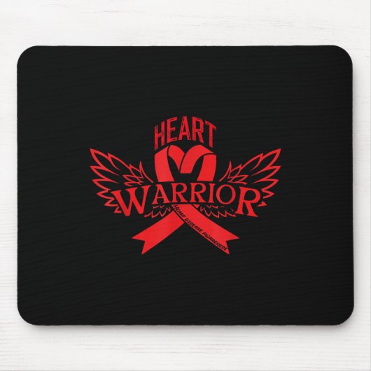 Bewusstsein für Herzkrankheiten Mousepad (Vorne)