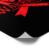 Bewusstsein für Herzkrankheiten Poster (Ecke)