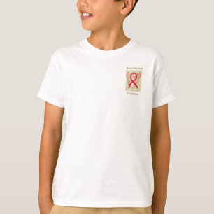 Bewusstsein für Herzkrankheiten Rotes Ribbon-Engel T-Shirt