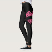 Bewusstsein für Herzkrebs Leggings (Links)