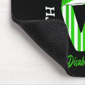 Bewusstsein für Hirnbehinderungen in der Liebe Mousepad (Ecke)