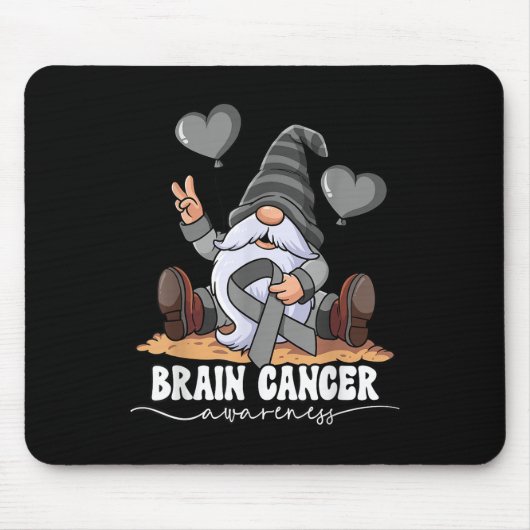 Bewusstsein für Hirnkrebs Mousepad (Vorne)