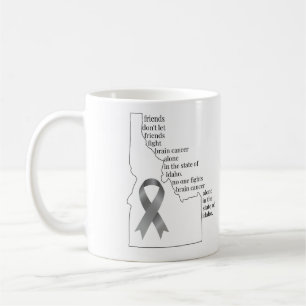 Bewusstsein für Hirntumor in Idaho Kaffeetasse