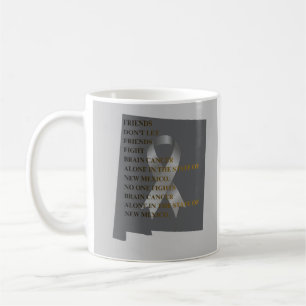 Bewusstsein für Hirntumor in New Mexico Kaffeetasse