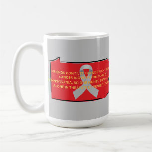 Bewusstsein für Hirntumor in Pennsylvania Kaffeetasse