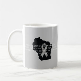 Bewusstsein für Hirntumor in Wisconsin Kaffeetasse