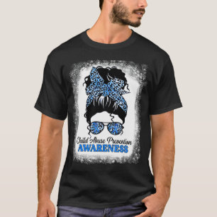 Bewusstsein für Kindesmissbrauch Leopard Gebleicht T-Shirt
