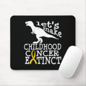 Bewusstsein für Krebs bei Kindern Dipg Erloschenes Mousepad (Mit Mouse)