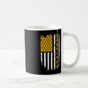 Bewusstsein für Krebs bei Kindern Gold für meinen Kaffeetasse