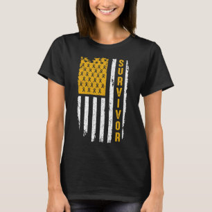 Bewusstsein für Krebs bei Kindern Gold für meinen T-Shirt