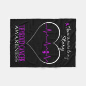 Bewusstsein für Krebs - Es gibt mehr in meiner Ges Fleecedecke (Vorderseite (Horizontal))