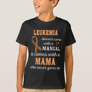 Bewusstsein für Leukämie Mama Unterstützung Leukäm T-Shirt