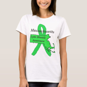 Bewusstsein für Lyme-Borreliose in Massachusetts T-Shirt