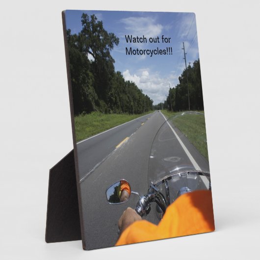 Bewusstsein für Motorräder Fotoplatte (Seite)