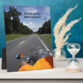 Bewusstsein für Motorräder Fotoplatte (Seite)