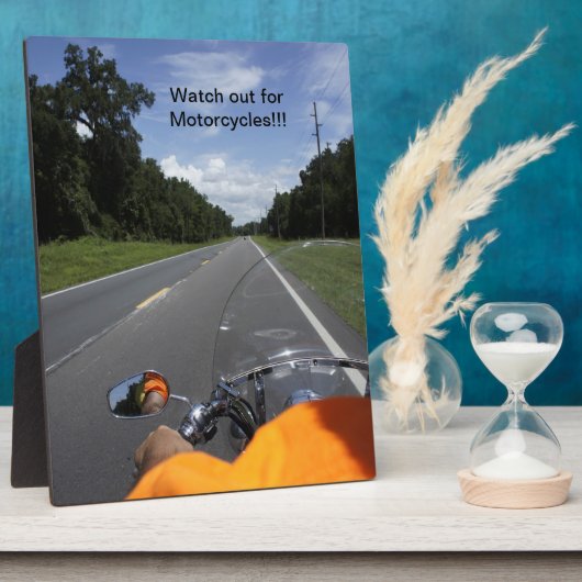 Bewusstsein für Motorräder Fotoplatte (Seite)