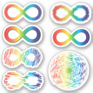 Bewusstsein für Neurovielfalt Akzeptanz von Auti Aufkleber