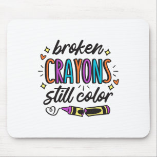 Bewusstsein für psychische Gesundheit Gebrochene B Mousepad