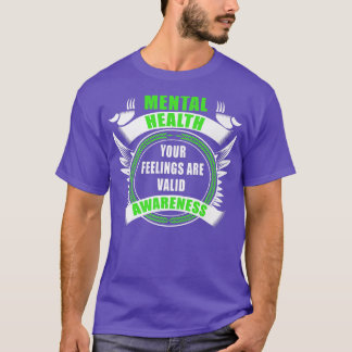 Bewusstsein für psychische Gesundheit mehr Unterst T-Shirt
