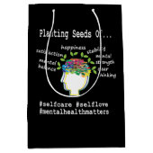 Bewusstsein für psychische Gesundheit Mittlere Geschenktüte (Vorderseite)