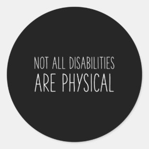 Bewusstsein für psychische Gesundheit Nicht alle B Runder Aufkleber