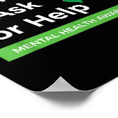 Bewusstsein für psychische Gesundheit Poster (Ecke)