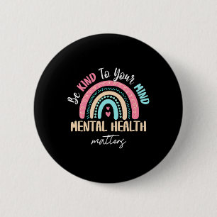 Bewusstsein für psychische Gesundheit Psychische G Button