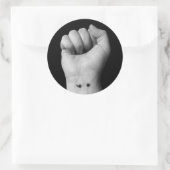 Bewusstsein für psychische Gesundheit Runder Aufkleber (Tasche)